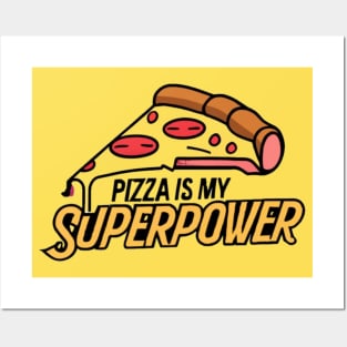 pizza slice Posters and Art